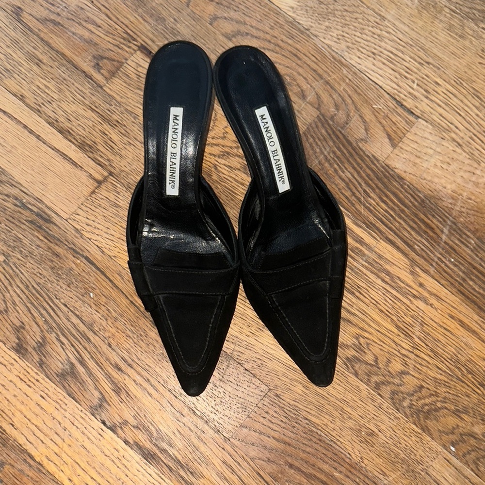 Manolo Blahnik Black Women's Shoes